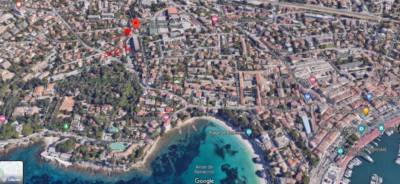 T2 30 M2 Avec Jardin Proche Des Plages Bandol Esterno foto